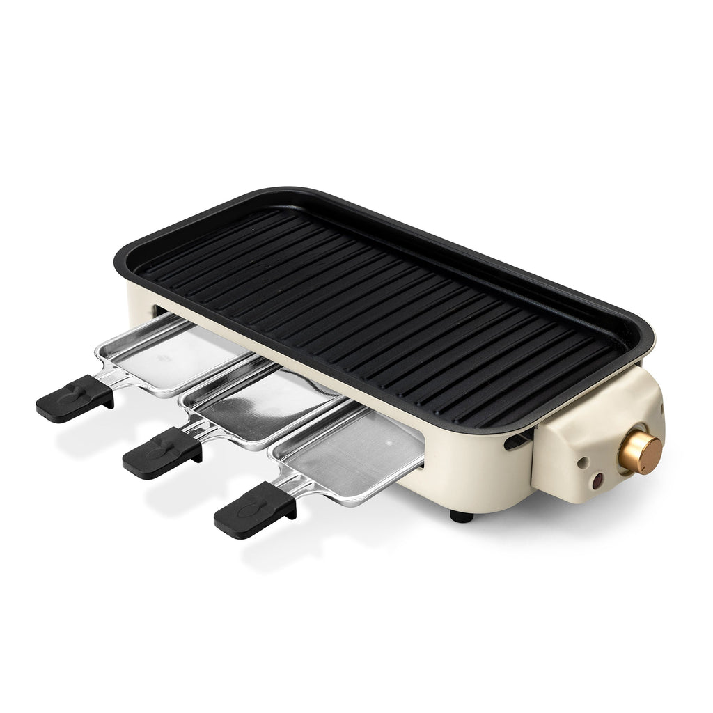 Electric Grill Smokeless Non Stick Indoor Griddle with Adjustable Temp 1700W