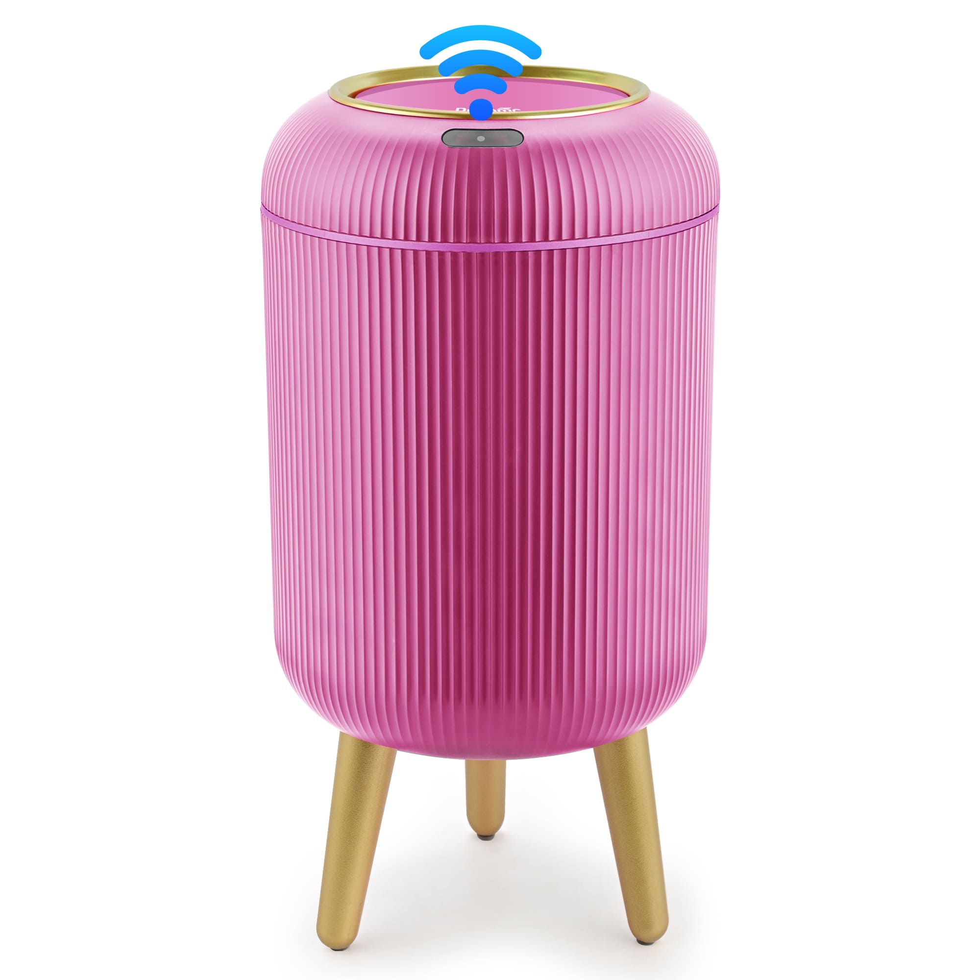 Motion Sensor Trash Can 10L for Bathroom, Touchless with Automatic Quiet Closing TG6110