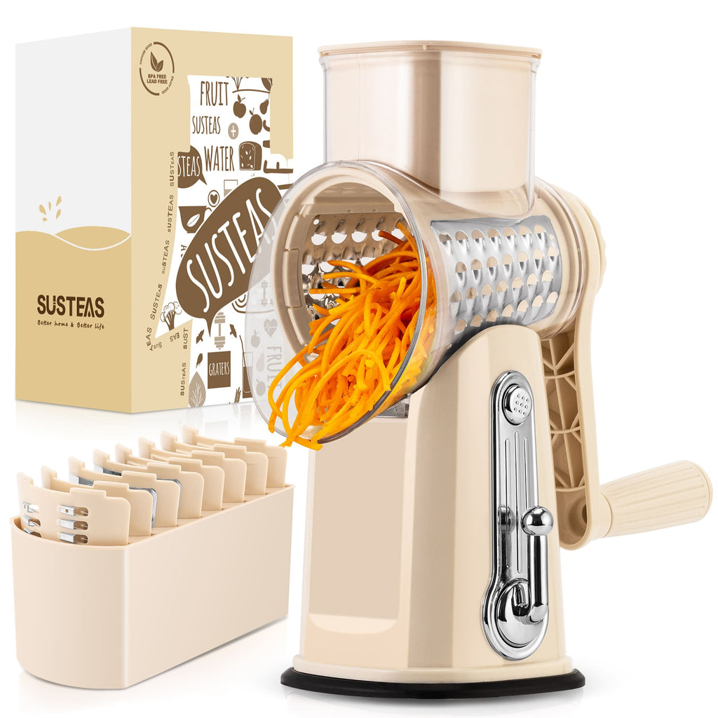 Rotary Cheese Grater and Cold Press Juicer Home Bundle LS-1070+MP802K