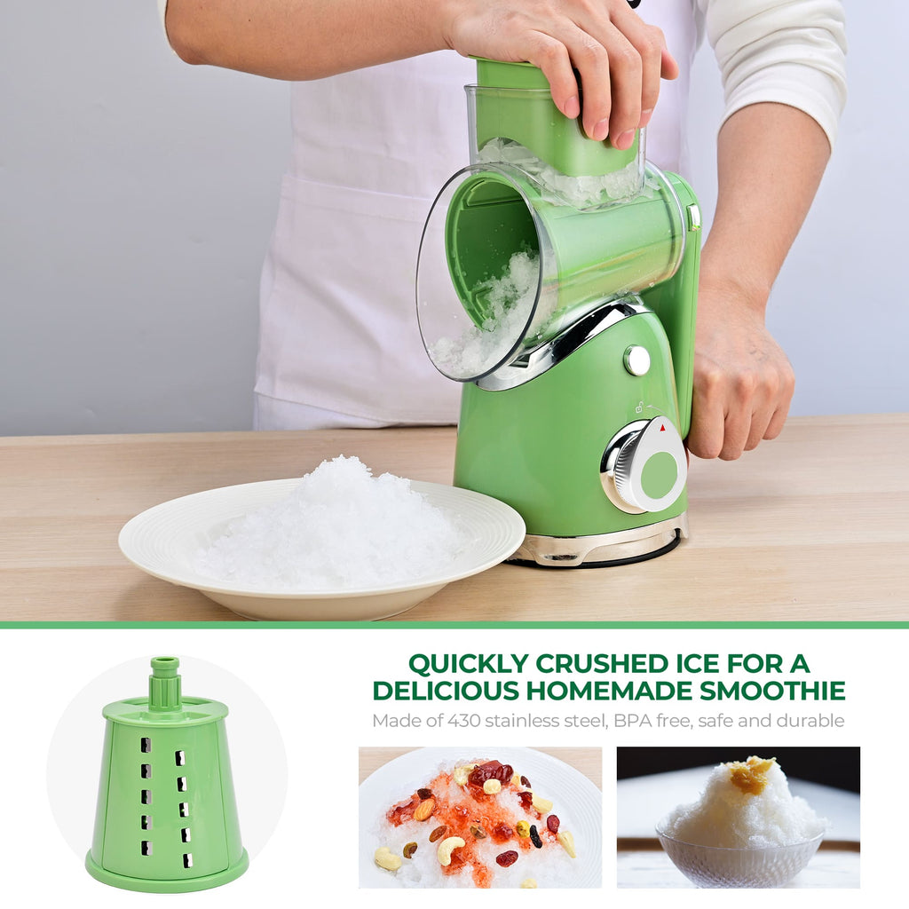 SUSTEAS Kitchen Salad Series  Essentials Bundle: Grater Machine A911 and Salad Spinner for home