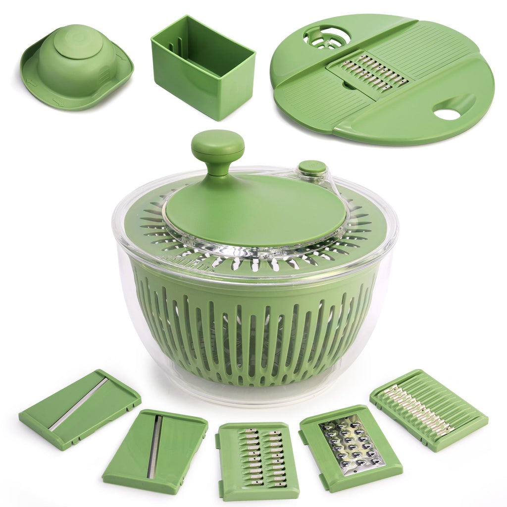 Salad Spinner 5 in 1 Chopper Colander Vegetable Dryer Vegetable Washer LS-1082C