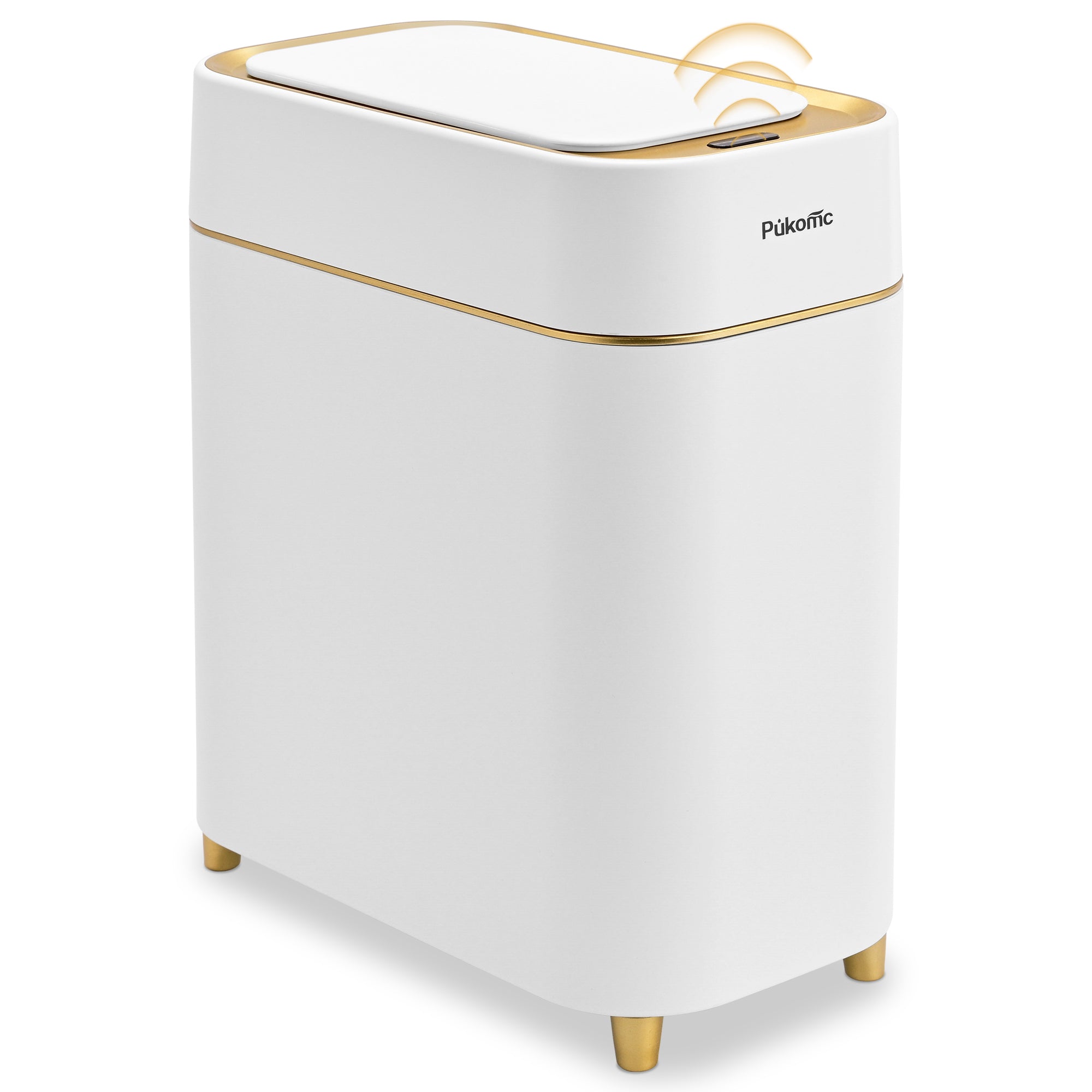 Motion Sensor Trash Can 9L Slim for Bathroom Narrow Spaces TG6190