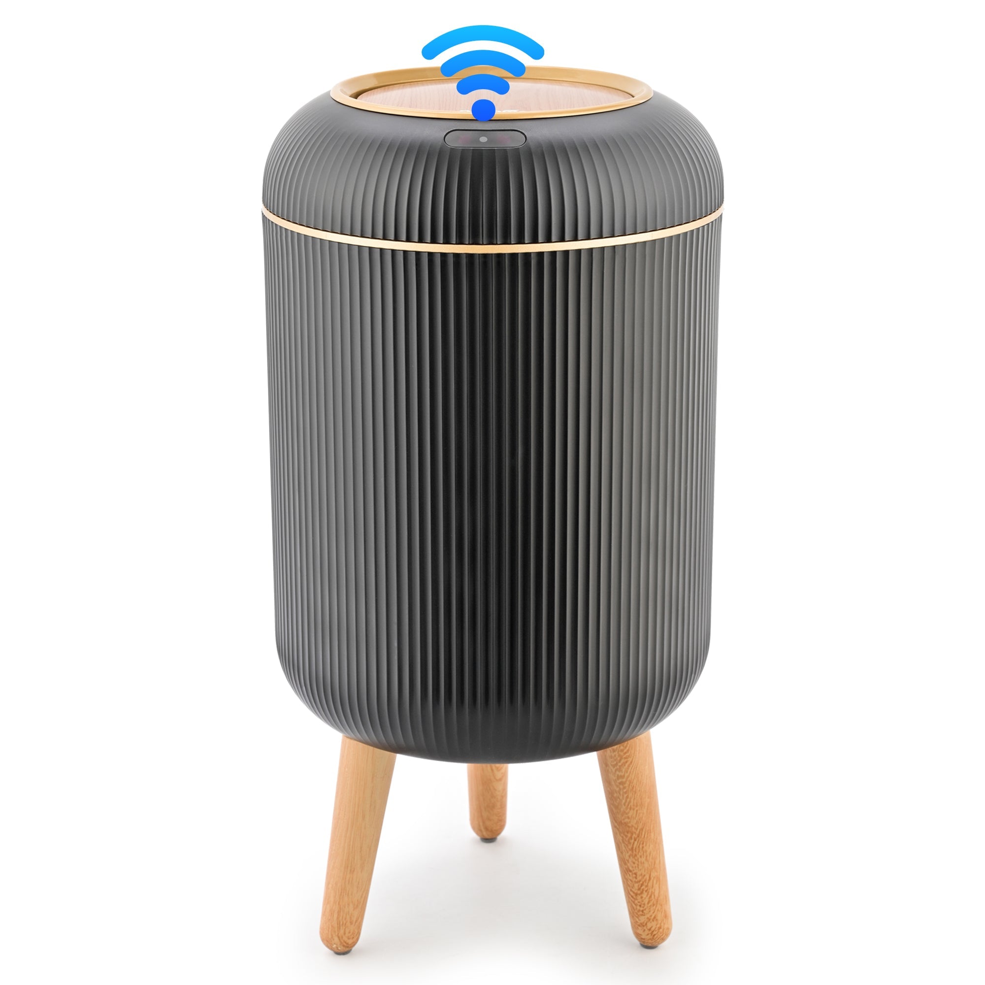 Motion Sensor Trash Can 10L for Bathroom, Touchless with Automatic Quiet Closing TG6110