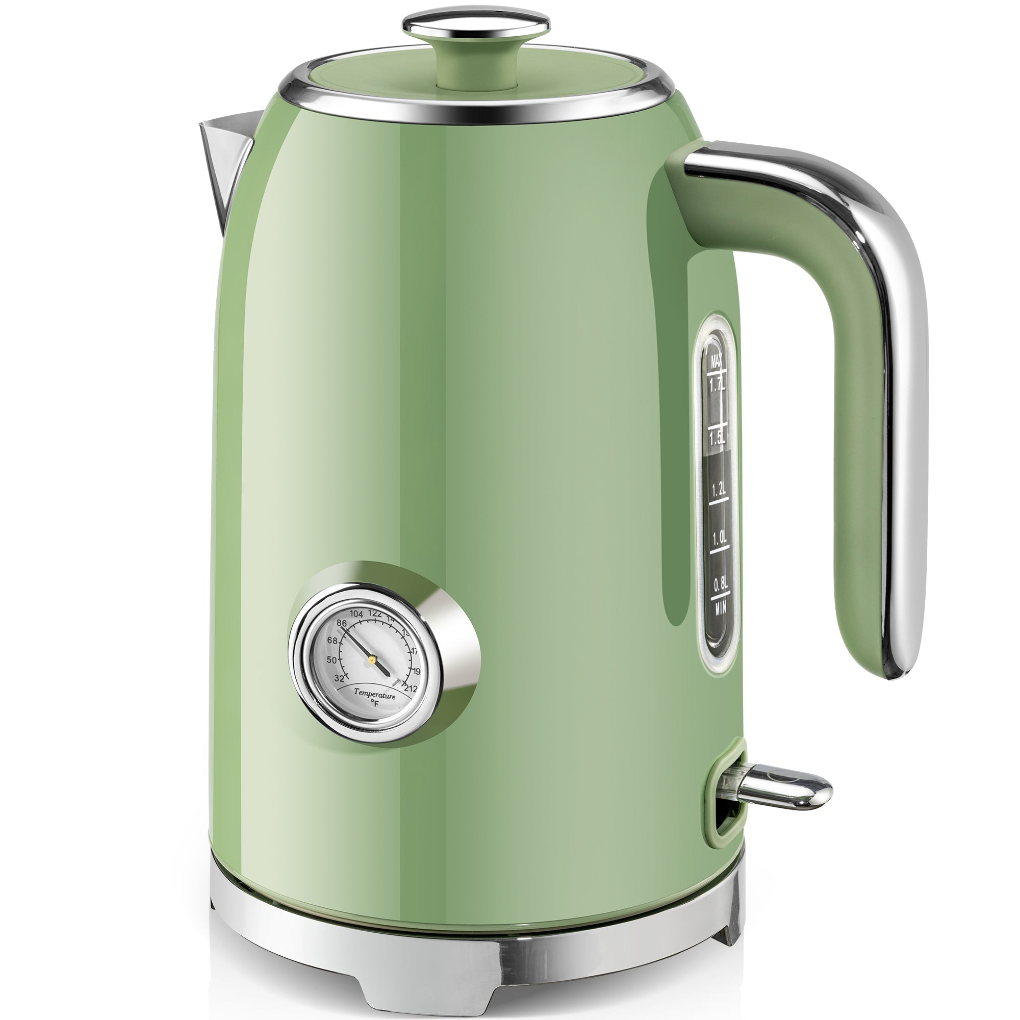 Electric Kettle Fast Boiling 1.7L Stainless Steel Auto Shut Off for Home KE1309BT