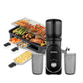 Cold Press Juicer and Electric Grill Cooking Bundle MP802K + 321