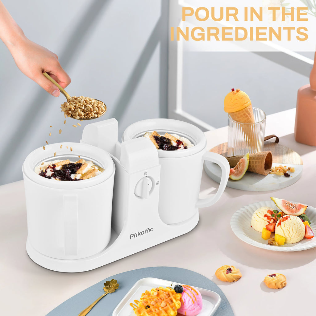 Ice Cream Maker Automatic with Timer for Home SU-591