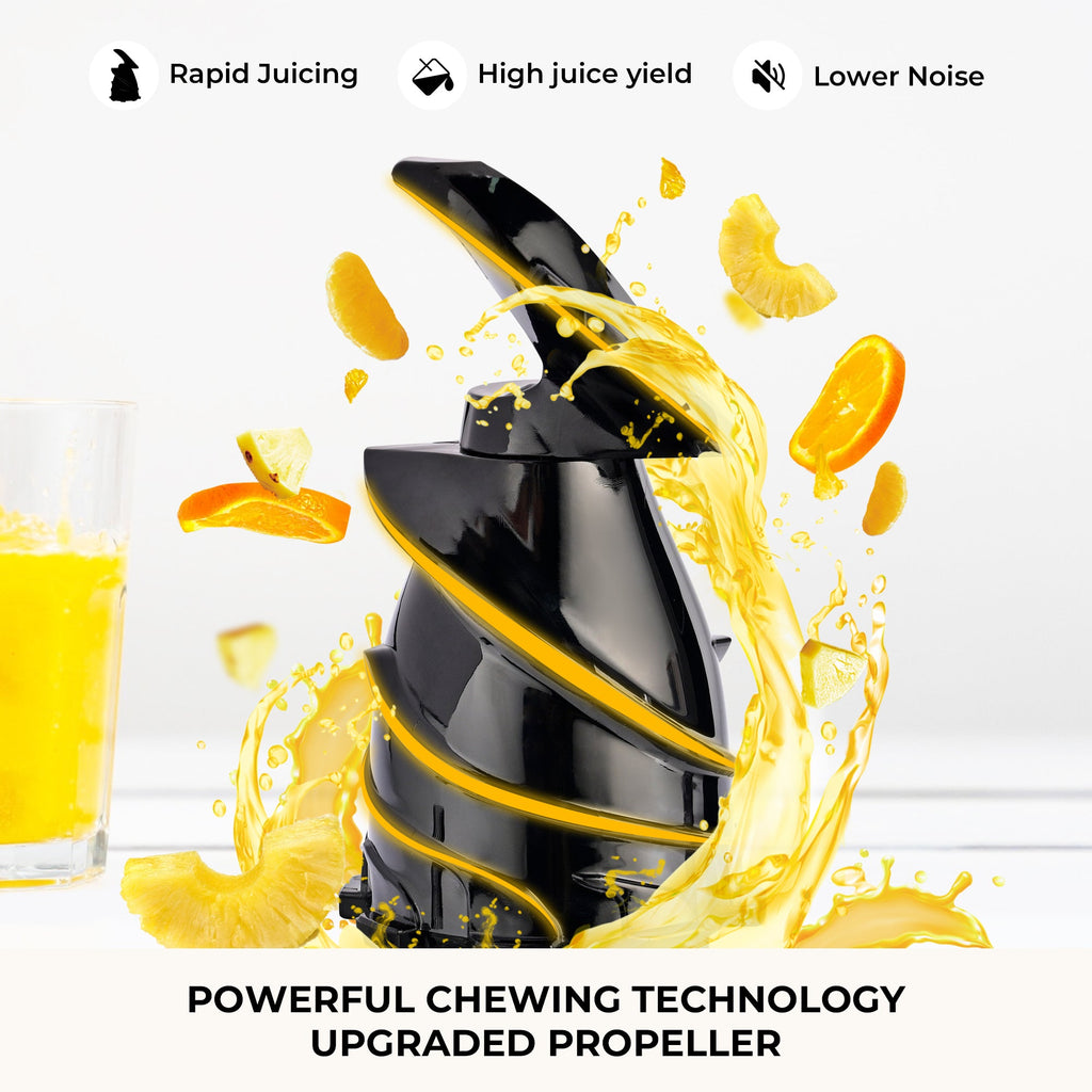 Cold Press Juicer 5.3 Inch Whole Fruit with One Button Operation 200W MP802K