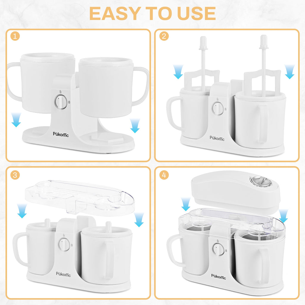 Ice Cream Maker Automatic with Timer for Home SU-591