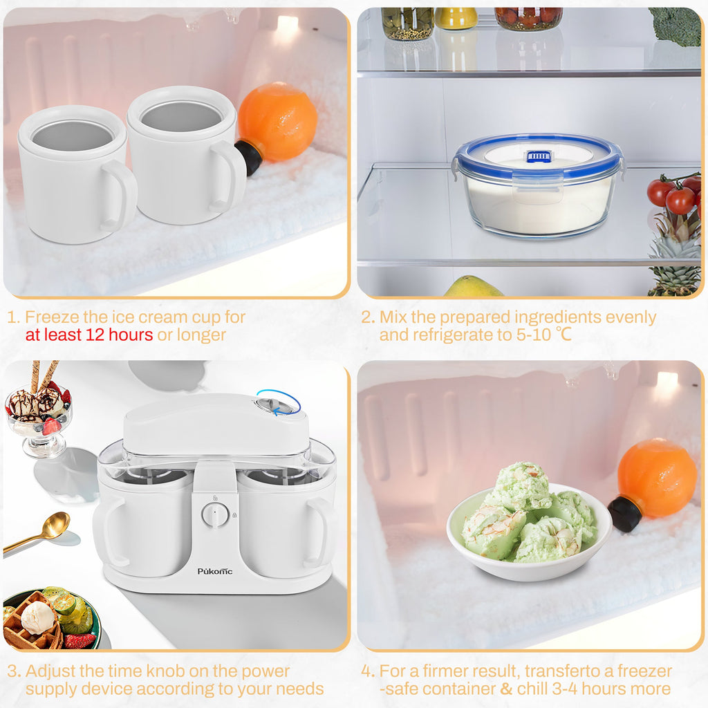SUSTEAS Home Essentials: Fruit Juicer &  Ice Cream Machine for Home Use