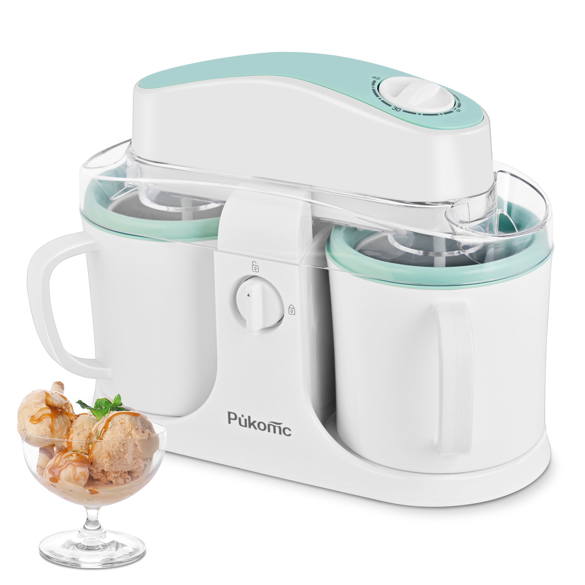 Ice Cream Maker Automatic with Timer for Home SU-591