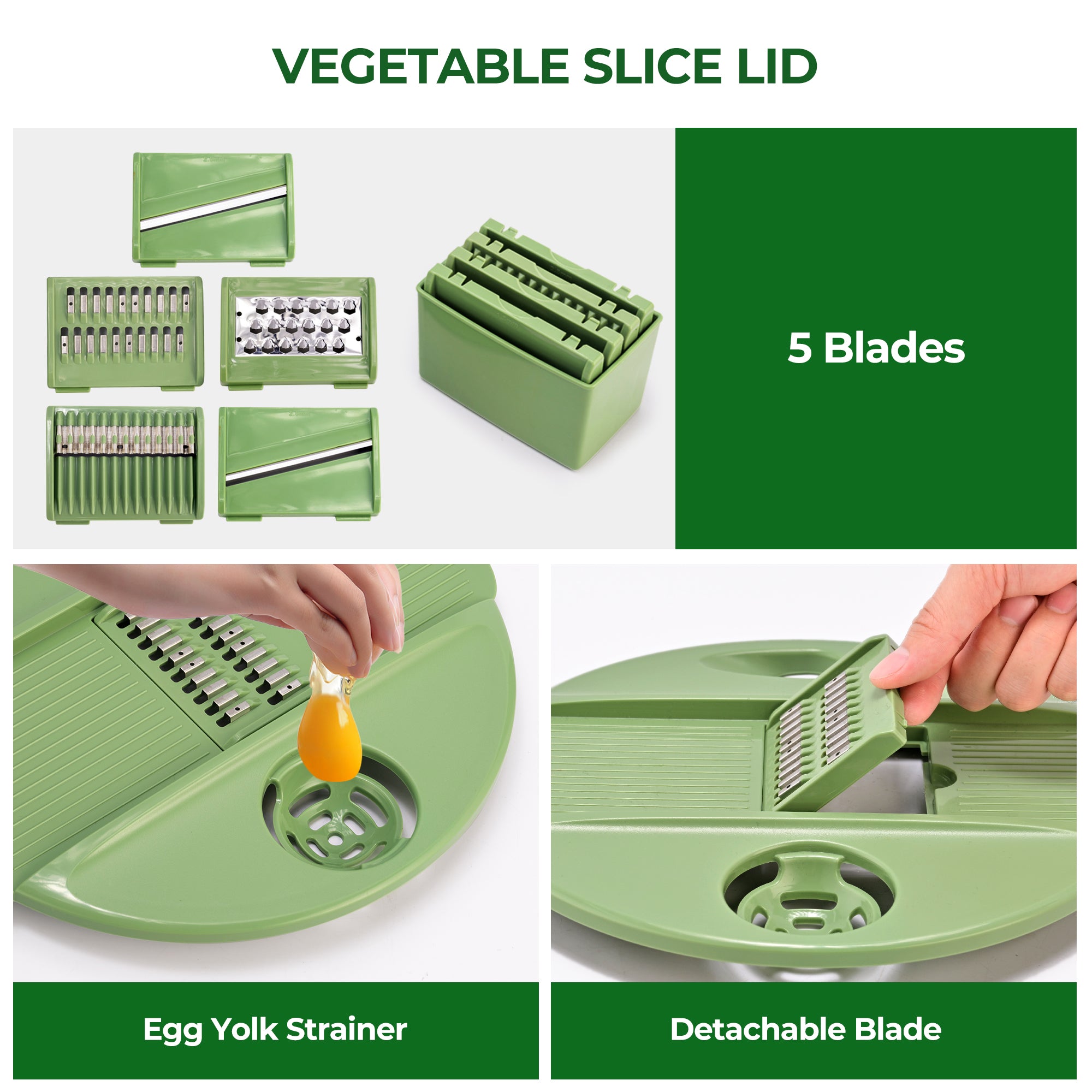 Salad Spinner 5 in 1 Chopper Colander Vegetable Dryer Vegetable Washer LS-1082C