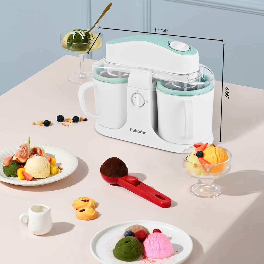 Ice Cream Maker Automatic with Timer for Home SU-591