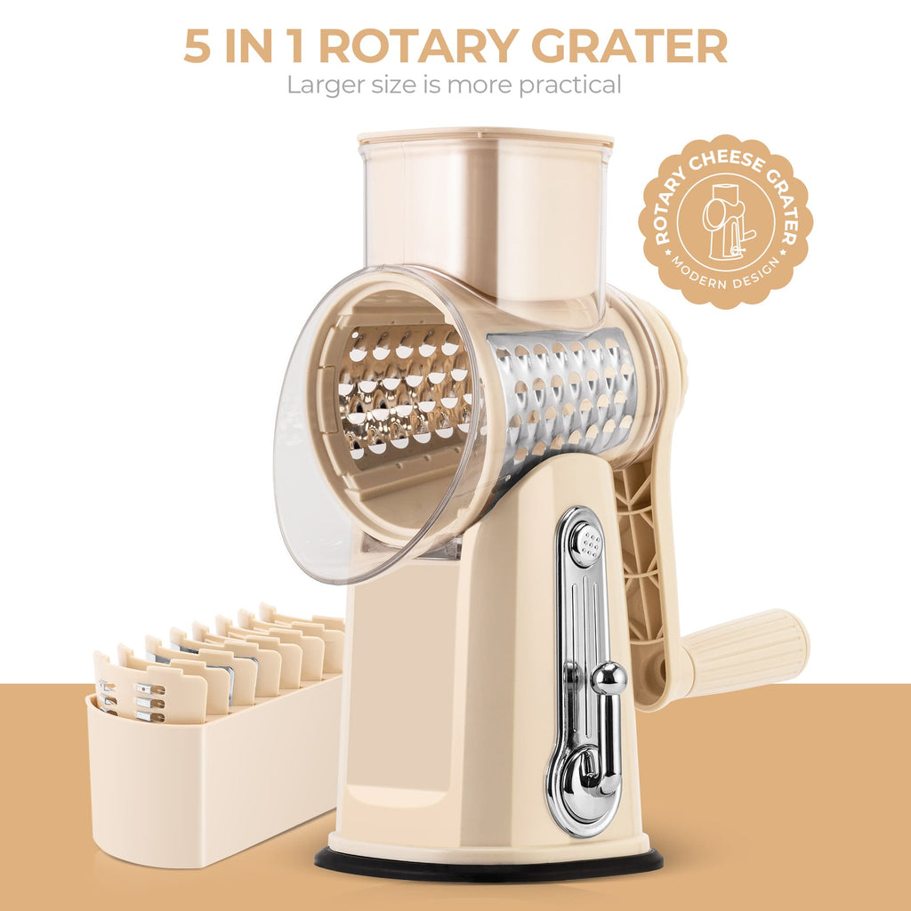 Rotary Cheese Grater and Cold Press Juicer Home Bundle LS-1070+MP802K