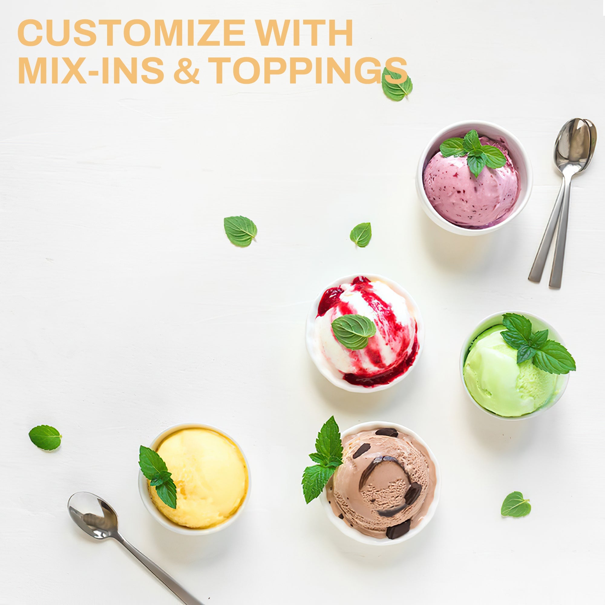 Ice Cream Maker Automatic with Timer for Home SU-591