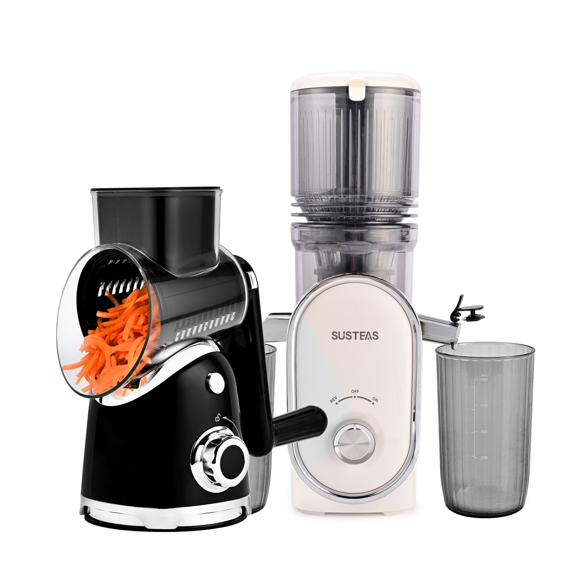 Cold Press Juicer MP802K and Cheese Grater Kitchen Bundle for Home MP802K+A911