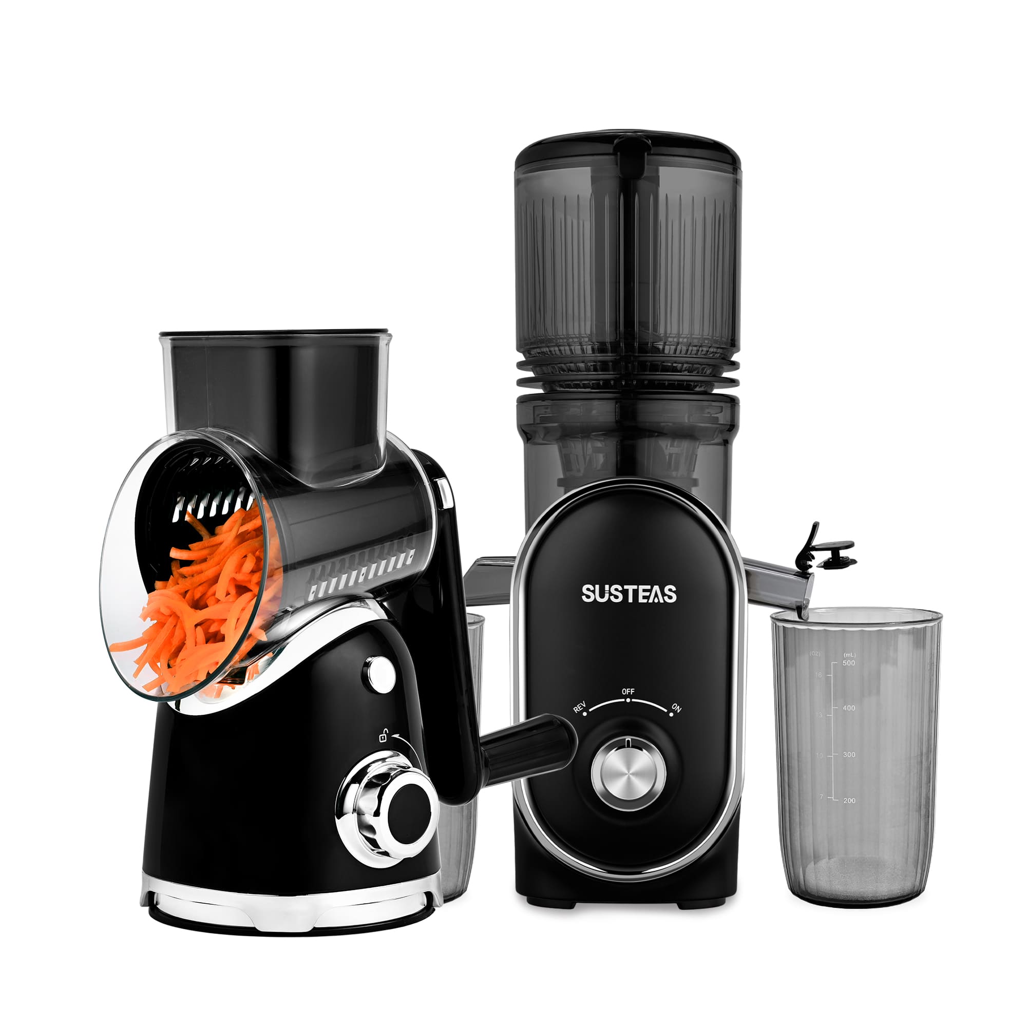 Cold Press Juicer and Cheese Grater Kitchen Bundle MP802K+A911