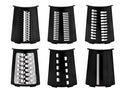 Replacement Blade Set for Rotary Cheese Grater A911 - 10Pcs Replacement Blades + Storage Box