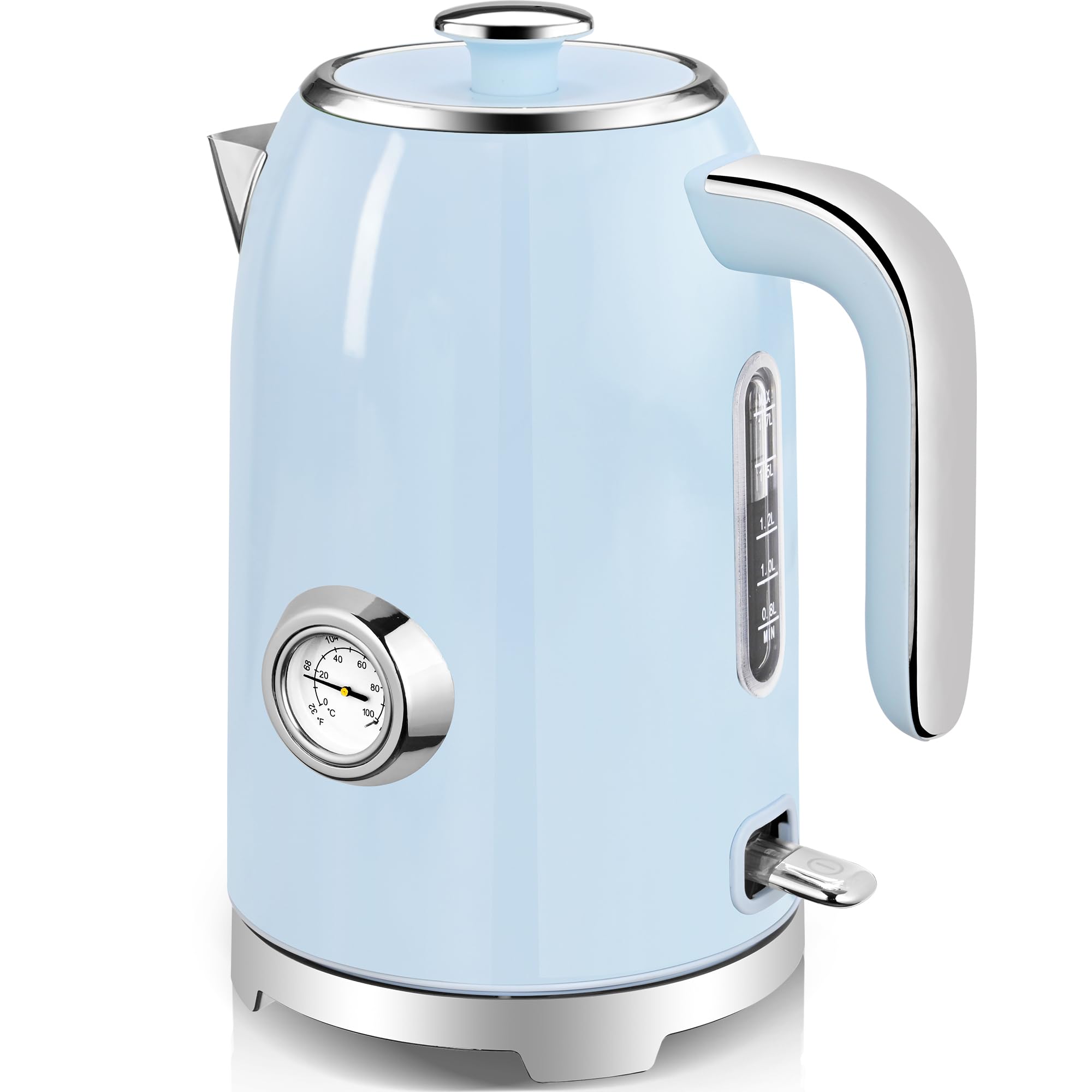 Electric Kettle Fast Boiling 1.7L Stainless Steel Auto Shut Off for Home KE1309BT